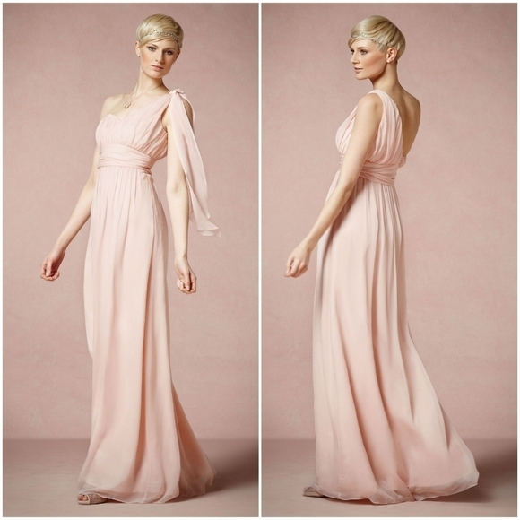 BHLDN Coren Moore Thalia One Shoulder Dress - Picture 1 of 10